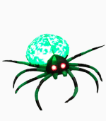 Green Inflatable Spider LED