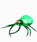 Green Inflatable Spider LED - Image 2