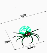 Green Inflatable Spider LED - Image 3
