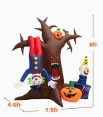 Spooky Inflatable Halloween Tree 3