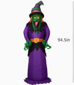 Creepy Inflatable Witch 3
