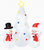 White Inflatable Christmas Tree