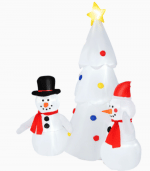 White Inflatable Christmas Tree 2