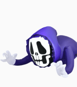 Purple Inflatable Grim Reaper - Image 2