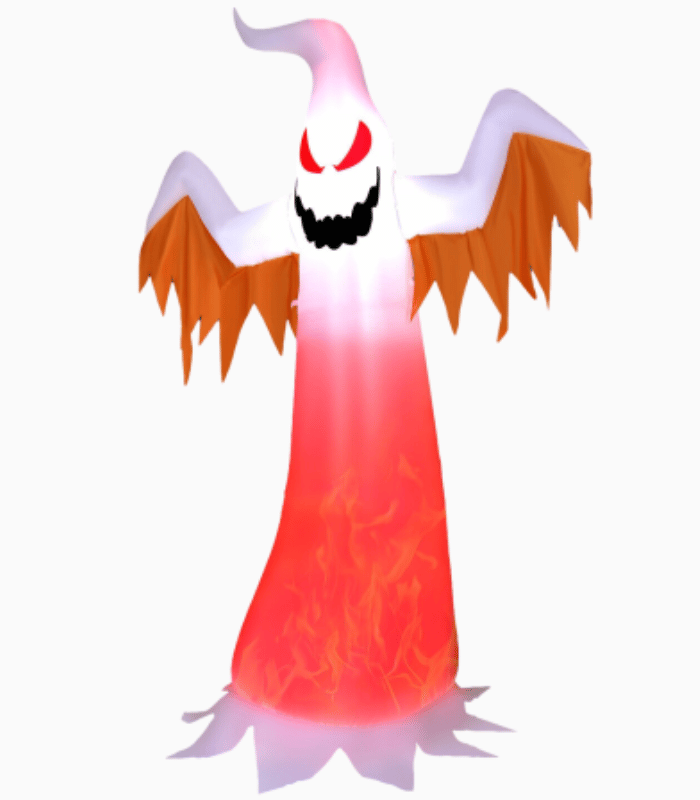 Minecraft Ghost Inflatable Inflatable Ghost LED in Pumpkin Suit – Inflatable Plus