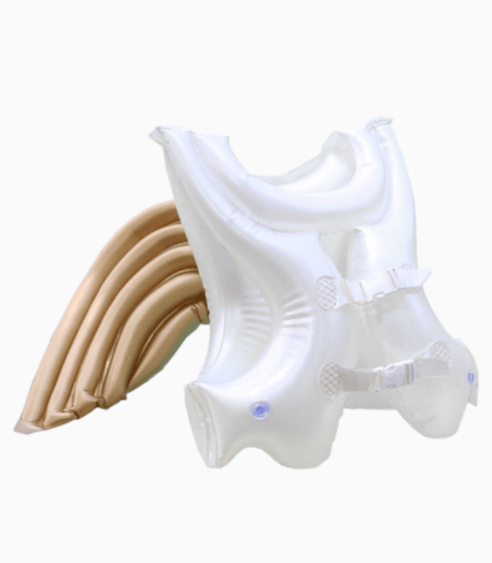 Inflatable Angle Wings Floatie 1 Inflatable Angel Wings Floatie for Kids - Image 1