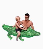 Inflatable Crocodile Floatie For Kids - Image 5