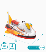 Kids Jet Ski Inflatable Floatie - Image 3