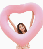 Pink Heart Floaties