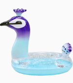 Transparent Peacock Floaties